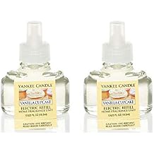 Yankee Candle ScentPlug Refill for Plug in Air Fresheners, Scented Oil Refills, Long Lasting Home Fragrance, Vanilla Cupcake Pack of 2