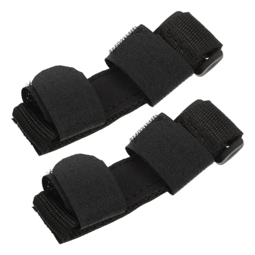 FOMIYES 2pcs Food Aid Gloves Universal Cuff Oxford Cloth Utensil Holder Elderly Adaptive Gripper