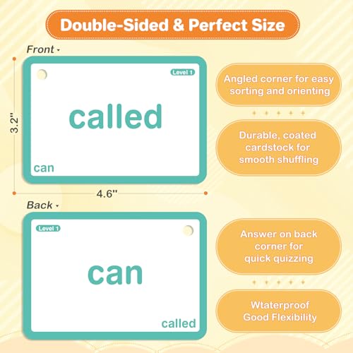 image for Springflower 1012 Sight Words Flash Card,900 Dolch & Fry High Frequenc