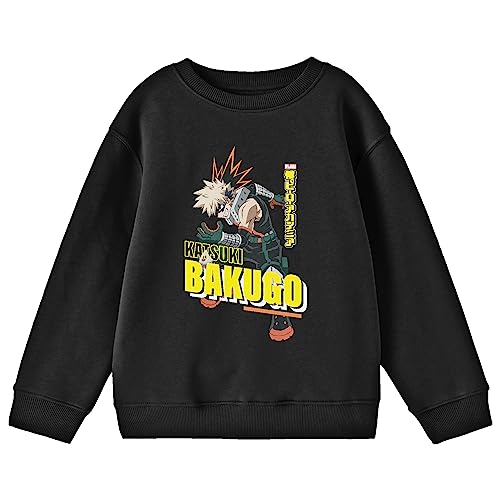 Amazon.com: Bioworld My Hero Academia Katsuki Bakugo Crew Neck