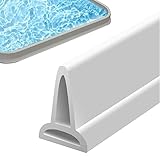 Flexible : le barrage d'eau est fabriqué en silicone souple, résistant, résistant aux hautes températures, résistant à l'usure, ne blesse pas vos pieds, flexible et coupé à volonté.