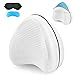 Sleep Well , Almohada Ortopédica para Pierna y Rodilla ,Cojín ergonómico de Varices con Memoria de piernas, Espuma Ortopédico, Almohada de Rodillas para Dormir Lateral / Incluye > Antifaz de Gel