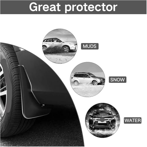 Guardabarros de coche para Cadillac XT5 ideales para viajes y lluvia 4