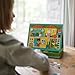 Petit Collage: Animal Friends Magnetic Game Board with Mix & Match, Ideal for Ages 3+, Includes Mag Play Scene Treehouse Party, 74 Count