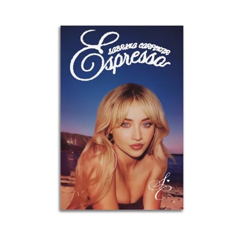 XSERWFE Nshdahns Poster da falegname Sabrina, decorazione artistica da parete vintage, decorazione artistica per camera da letto, 30 x 45 cm, senza cornice