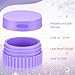 Maxcheck 4 Pcs Travel Containers for Toiletries 0.68 Oz/20 ml Small Silicone Cream Jar with Lid Mini Leakproof Lotion Jar Refillable Travel Cosmetic Container for Face Body Skin Cream (Blue Color)