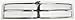 CPP Chrome Shell w/ Silver Insert Grille Assembly for Dodge Ram CH1200178