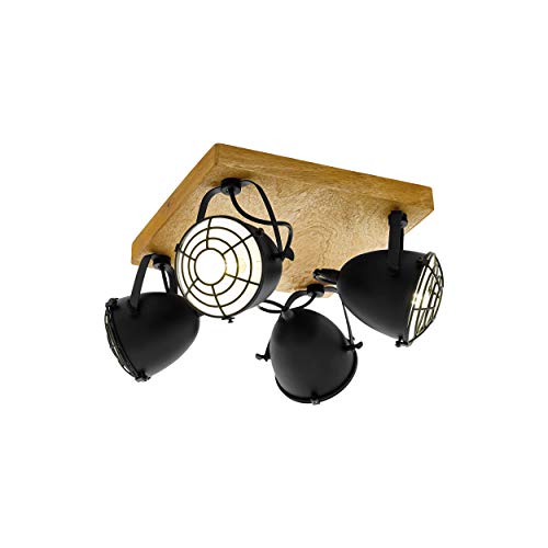 Preisvergleich Produktbild EGLO GATEBECK Spot, Deckenleuchte 3-flammig, Holz, 40 W, natur