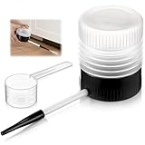 Mysora 1 Pack Diatomaceous Earth Powder Duster, 6 Inch Refillable Handheld Dust Applicator with Fine Nozzle, Lightweight Powder Sprayer for Precise Application in Cracks Corners Baseboards (Black)