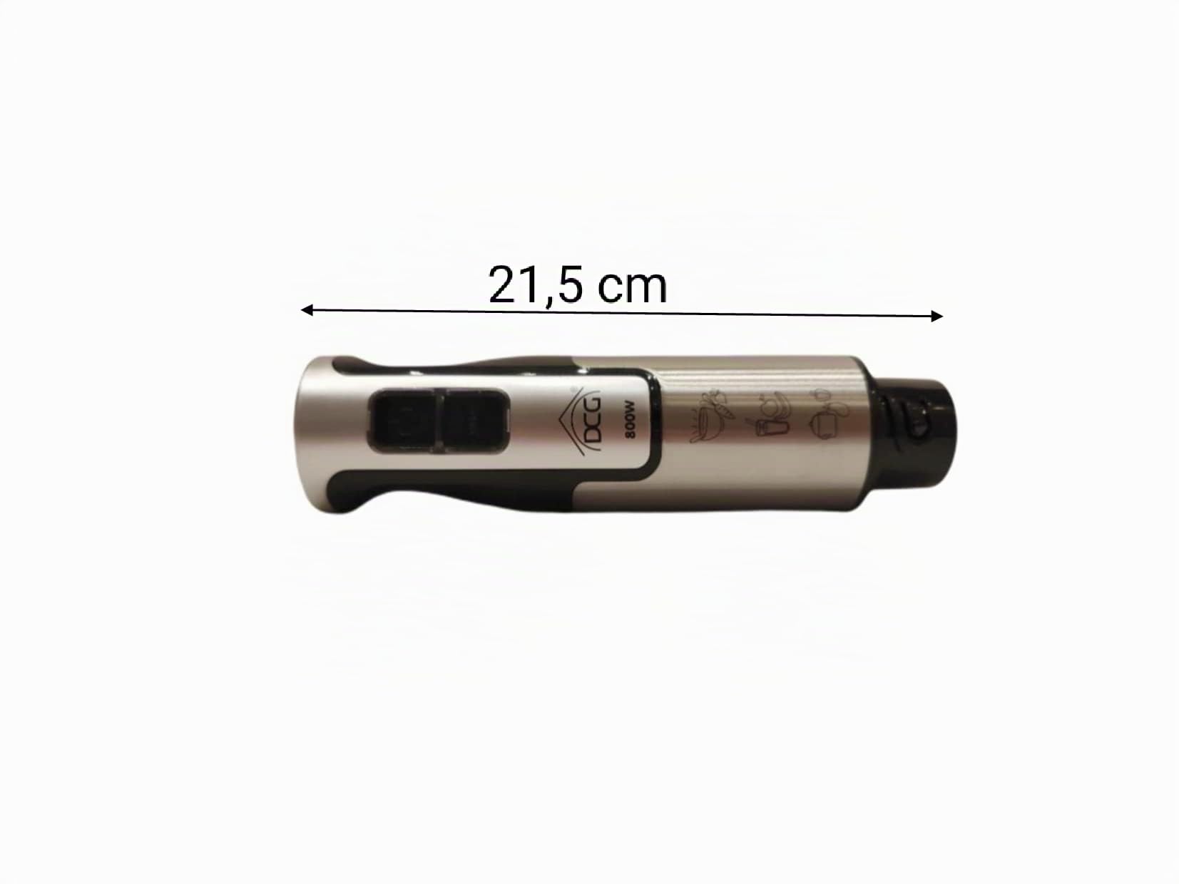 DCG Eltronic HM1112 - Frullatore ad immersione con accessori mini tritatutto frusta