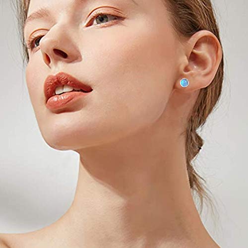 SUNSK Maansteen Oorbellen Oorsteker Vrouwen Mode Sieraden 925 Sterling Zilver Oorbellen Studs Minimalistische Sieraden voor Gevoelige Oren - Image 8