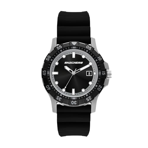 Montre avec date Skechers Glen Oaks SR5286 montre noire sport
