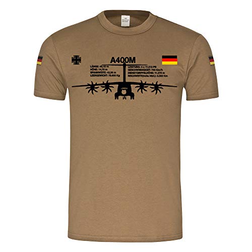 A400M Armée Allemande T-shirt militaire BW Tropen robuste anti-transpiration #18117