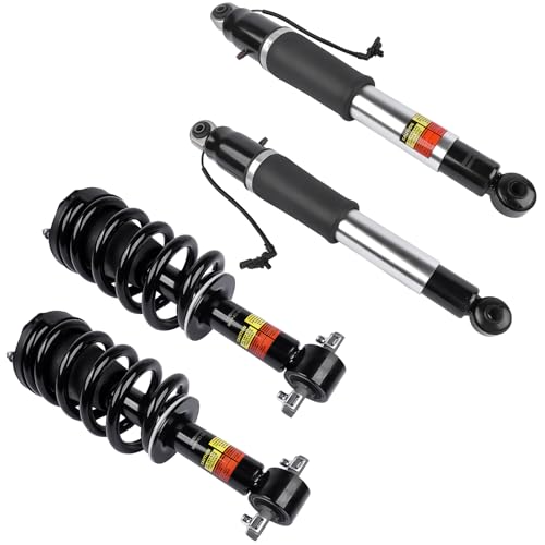 Special Coverage Adjustment – Fractured Leaf Springs - 2008-2009 Chevrolet Silverado & GMC Sierra 27 GELUOXI 84176631 84176675 Front & Rear Shocks Struts Assembly Replacement for 2015-2020 Cadillac Escalade Chevy Tahoe Suburban GMC Yukon XL