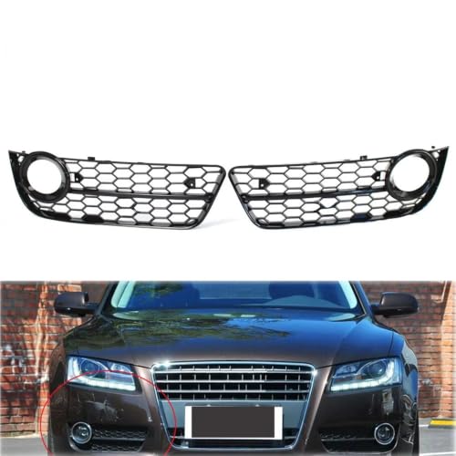 Rejilla malla hexagonal de panal para luces antiniebla de Audi A5 Coupe 3
