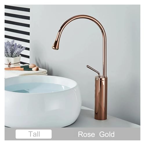 Robinet d'eau chaude et froide cascade pour vasque de salle de bain design