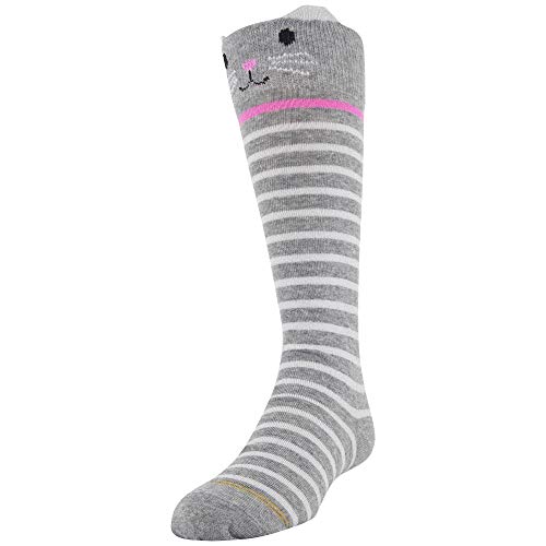 GOLDTOE Girls' Favorite Pets Kitty Knee High Socks, 2-Pack2