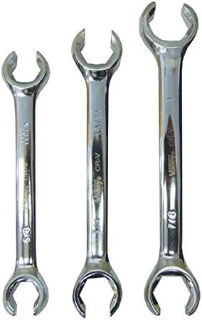 Shop-Tek/Valley 3-Piece Flare Nut Wrench Set (15-24mm), WR3FNML - Sold by Ucostore Only