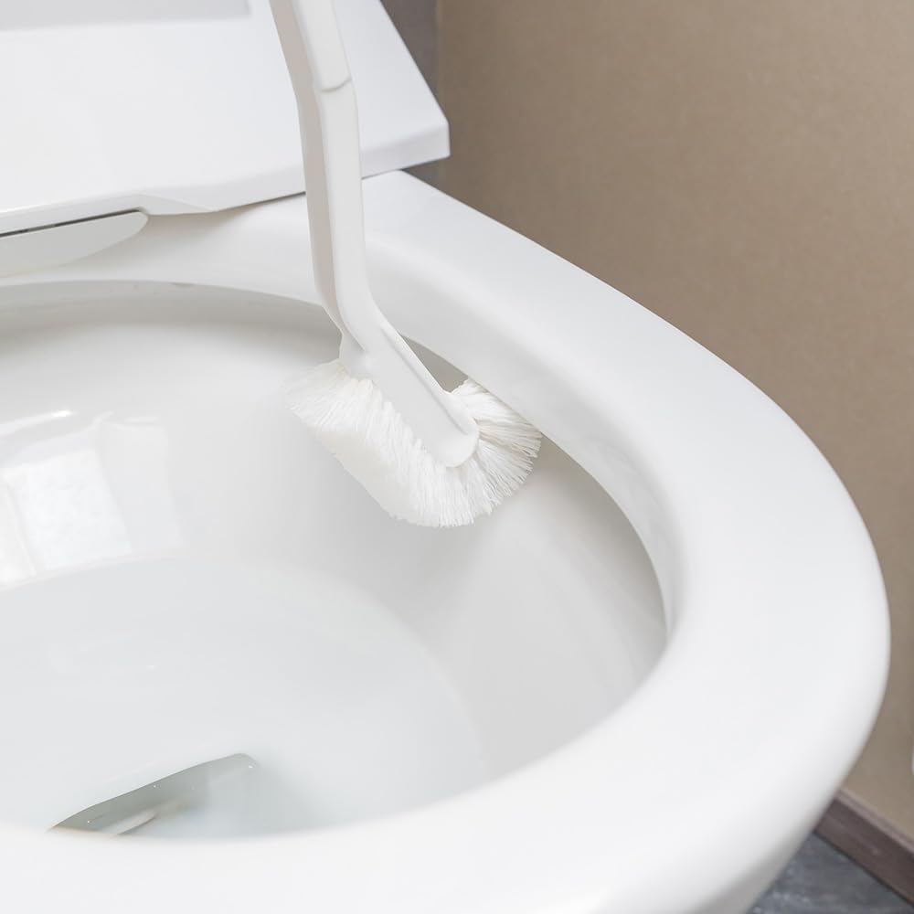 Azuma Toilet Brush Spare sm@rt Toilet Brush with Case Spare Brush Stand, Wall Hanging, Compact, Floating Storage, Monotone, Simple, Toilet Brush SP sm@rt-SQB02