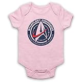 My Icon Art & Clothing Trek Starfleet Command United Federation of Planets Space TV Film Babystrampler, Hellrosa, 12-18 Monate