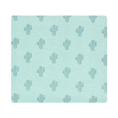 Image of Hudson Baby Unisex Baby Cotton Poly Flannel Receiving Blankets Bundle, Desert Cactus, One Size