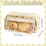 Wekuw Piórnik Capibara Piórnik Szkolny Piórnik Duży Śliczny Piórnik Kawaii Walizki Capibara Aesthetic Szkolne Etui na przybory szkolne Wielofunkcyjne etui, Kolor biały, Piórnik Capibara