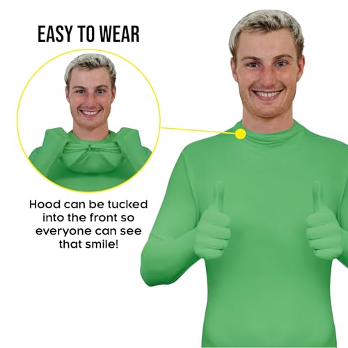 Miniatura 7 de Morphsuits Disfraz Segunda Piel Adulto Verde,Traje Verde Croma, Disfraces Croma, Disfraz Carnaval Adulto - 2xl