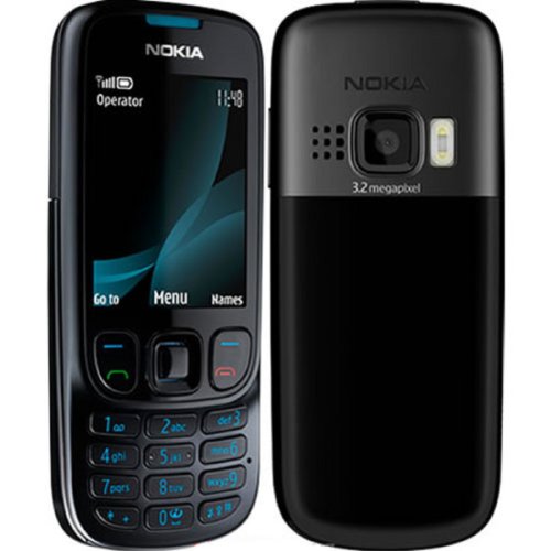 Nokia 6303i Classic 55MB Factory Unlocked 2G GSM Cell Phone - International Version (Matt Black)