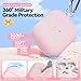 TNSNK for AirPods Pro 3 Case 2025, Cute Soft Silicone Case Compatible with Apple Airpods Pro 3rd Generation Cover Pink with Cleaner & Keychain for Women Girly, Anti-Scratch,Shockproof