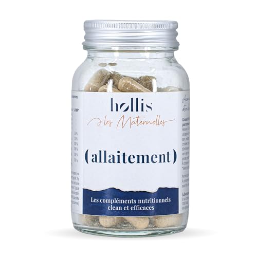 Hollis | Complément alimentaire Allaitement | 90 gélules | Accompagner et soutenir votre allaitement