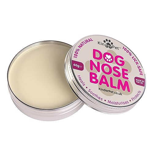KinderPet® Dog Nose Balm Heal Soothe Moisturise Protect Dry Chapped Cracked Sore Crusty Noses Lick-Safe Organic All Natural Made in the UK 60g - Image 2