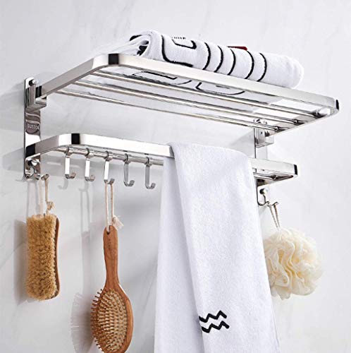 Rail de serviette pour optimiser le rangement des petites salles de bain familiales