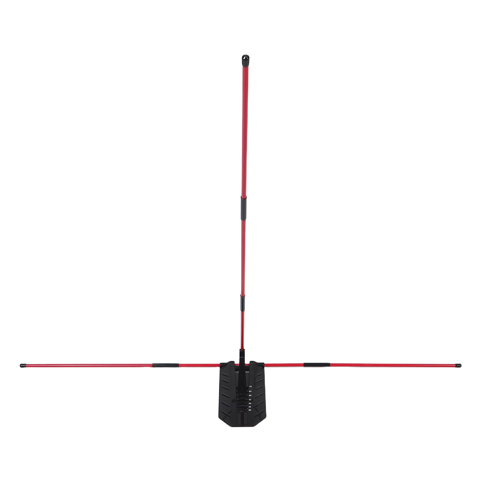 Entrenador de Plano de Swing de Golf con Palos de Alineación Ajustable