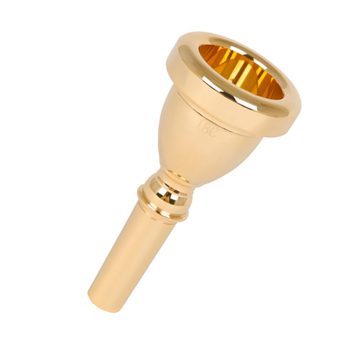 PartyKindom Bocchino per Musicisti in Ottone 14mm di Colore Oro Stabilità e Facile da Rimuovere per Tuba per Musicisti Professionisti e Principianti Professionisti e Principianti