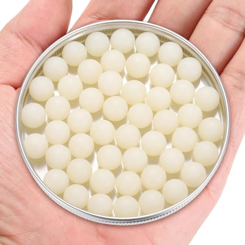 Image of uxcell 100 Pcs Precision Nylon Bearing Balls 10mm Solid Plastic Mini Nylon Balls