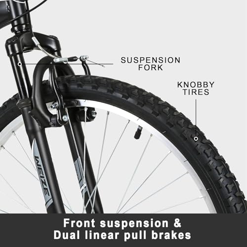 WEIZE 24 Inch Mountain Bike 18-Speed