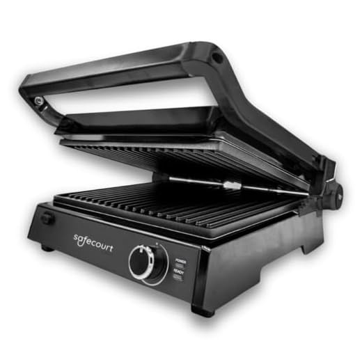Safecourt Kitchen - Contactgrill 3-in-1 - Tosti-apparaat, Tosti-ijzer & Grillplaat - Uitneembare Platen - PFAS-Vrij