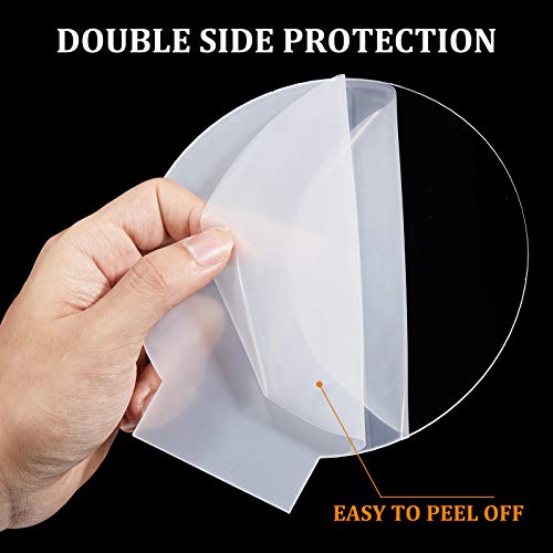 6 Pieces Acrylic Sheets Clear Cast Board 0.08 Inch/ 2 Mm Thick Transparent Acrylic Panel For Led Light Base Signs Diy Projects Craft (Round) #TOP2