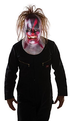 Rubie's Costume Co Slipknot Clown Full Mask with Hair, Multi, One Size