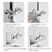 20 Set Hinge Mounting Plate Fix, Hinged Stainless Steel Door Panels, Professional Hinge Repair Kit for Reinforcement of Hinged Door Panels of Different Sizes