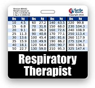 RESPIRATORYTHERAPY Vertical Badge Buddy With GREEN Border And More