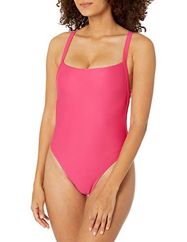 Image of Body Glove Women's Standard Smoothies Electra Solid One Piece Swimsuit with Strappy Back Detail