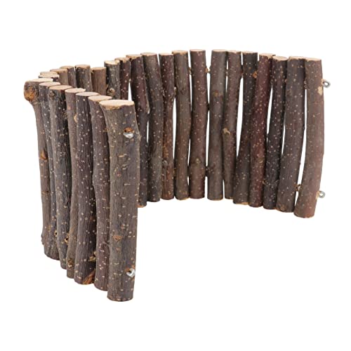 VICASKY シー木製ハムスター用フェンスおもちゃ キャビン隠れ家 耐久性ペット噛むおもちゃ 小型動物用多目的ツール 携帯便利 軽量設計