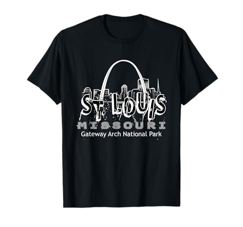 Gateway Arch National Park St. Louis Missouri Souvenir T-Shirt