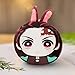 ZJCLPL Demon Slayer Kimetsu No Yaiba Ciondolo in Peluche per Kamado Tanjirou, Peluche Bambola Cuscino Ciondolo Regalo Anime per Ragazze Senza Cuscino Chiusura Cerniera Nascosta