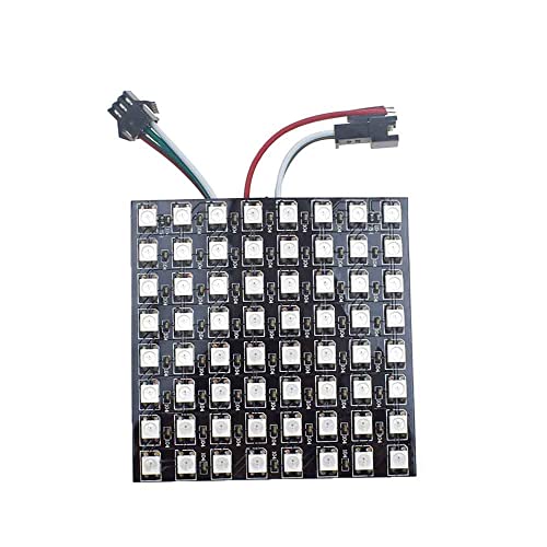 RGB 5050 SMD 8X32 256 Pixel Matrice LED Flessibile FPCB Immagine a colori Video Display Testo DC5V 8x8