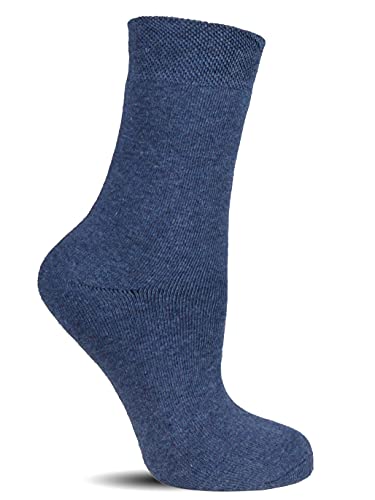 Frostfighter Damen Thermosocken ohne Gummi (6x Paar) Wintersocken Baumwolle Ski Vollfrottee Innenfutter – Bild 4