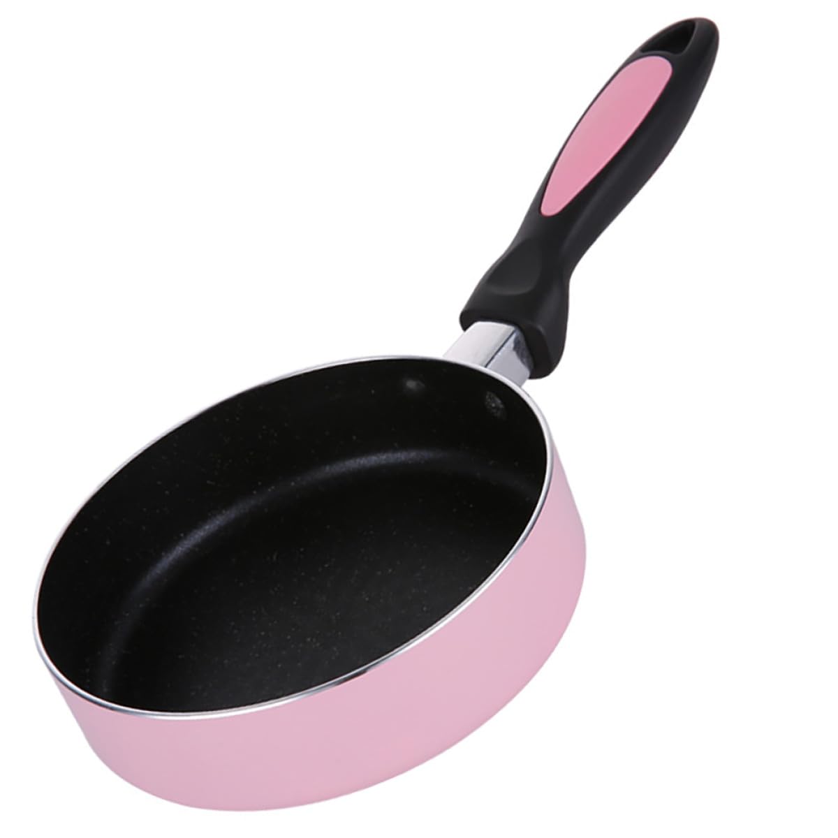 Antihaftpfanne 16cm Pink Induktionsherd Universalpfanne mit Marmorbeschichtung Eier und Pfannkuchenpfanne für Gas und Induktionsherde