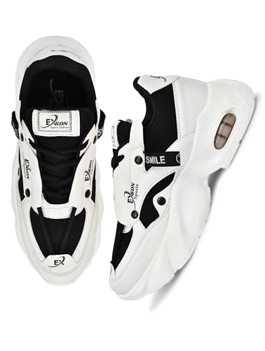 Image of EXSON Comfort Shoes|Running|Walking|Training|Gym|Jogging|Sneaker|Athletic|Laceup|Flexible|Lightweight|Dailyuse|Sports|Casual|ExtraSoft|Fitness