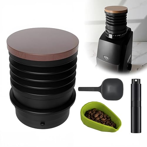 Silicone Coffee Grinder Hopper Bellow with Spray Bottle and Dosing Cup and spoon